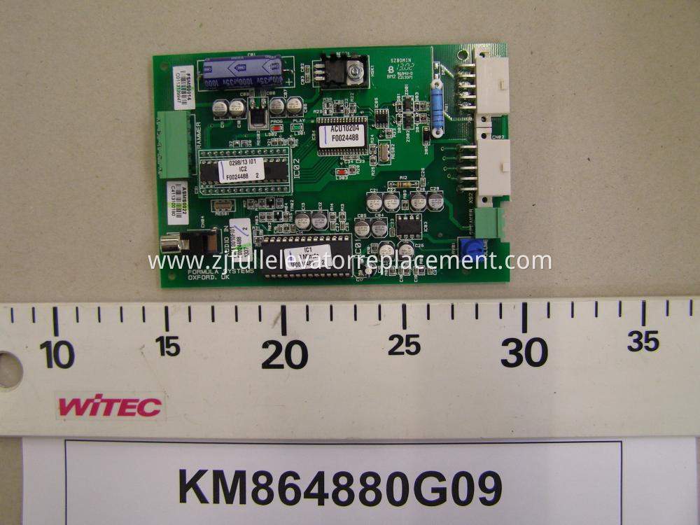 KONE Lift DCSACU Board KM864880G09